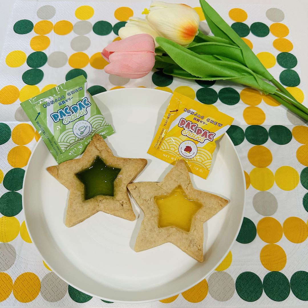 Konjac Jelly Cookies made with Pac Pac Snacks's Konjac chews