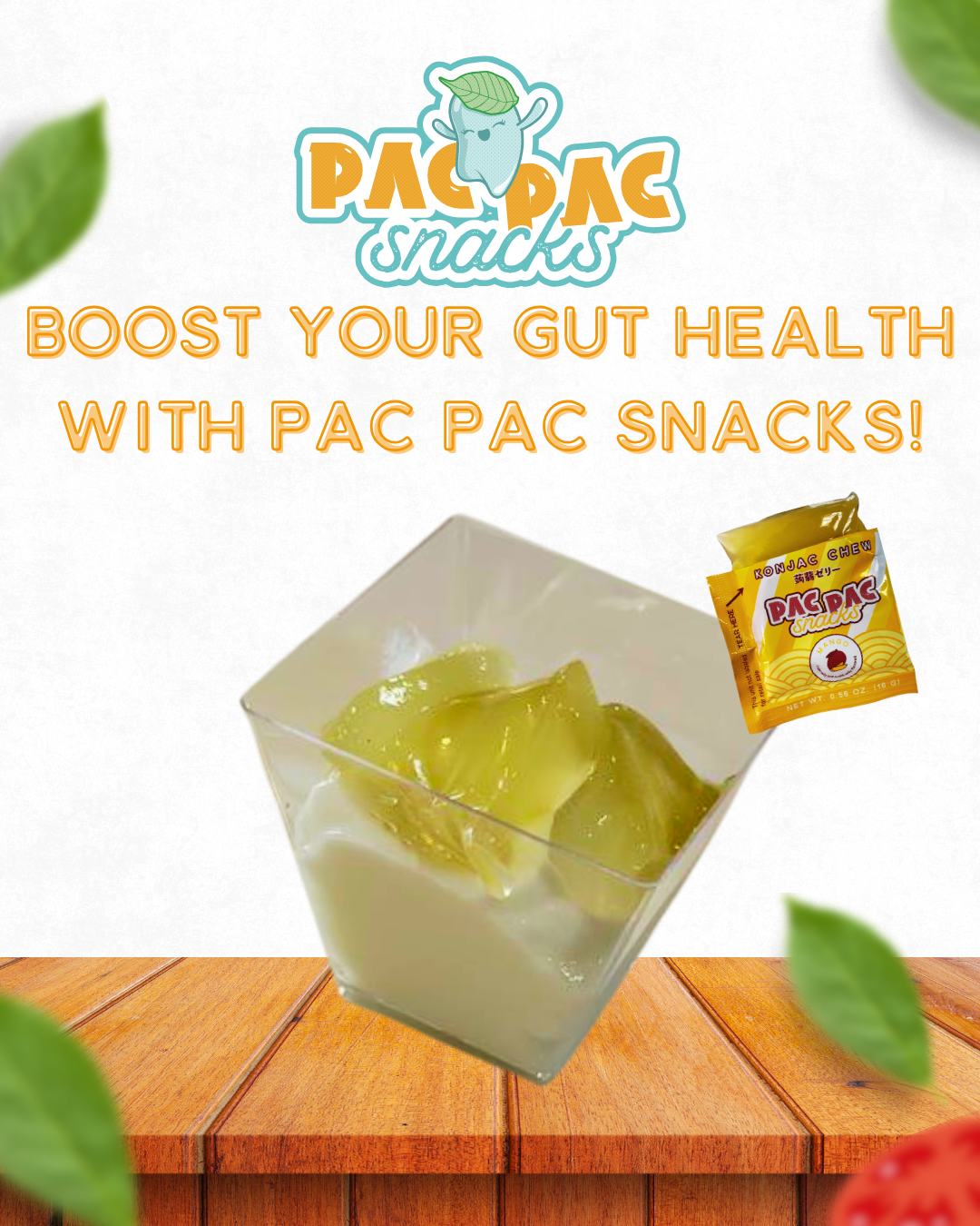 Boost Your Gut Health with Pac Pac Snacks! 🌿✨