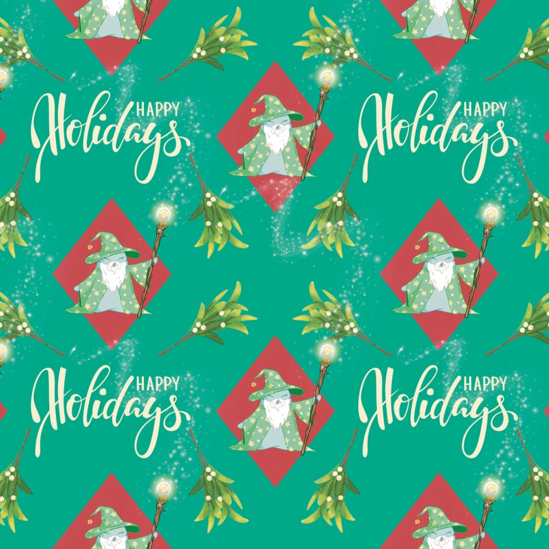 Pac Pac Snacks Wizard-themed Holiday Wrapping Paper Debut with Jella as our Mascot