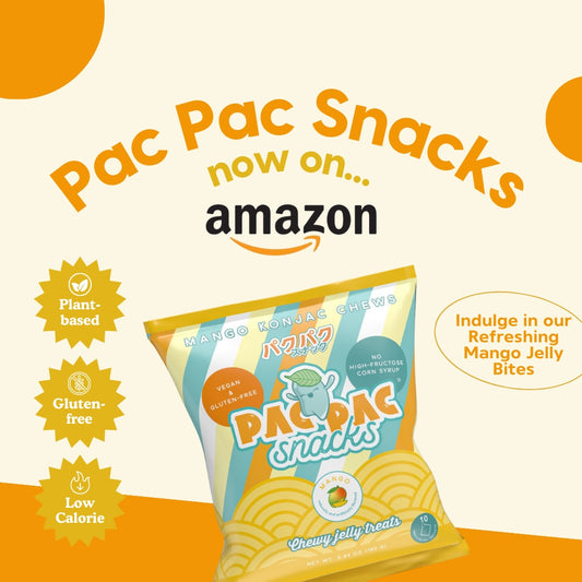 Pac Pac Snacks products available on Amazon