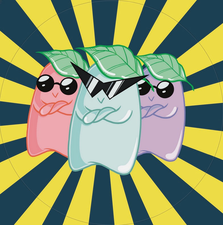 Cool Jella Gang Circle Sticker