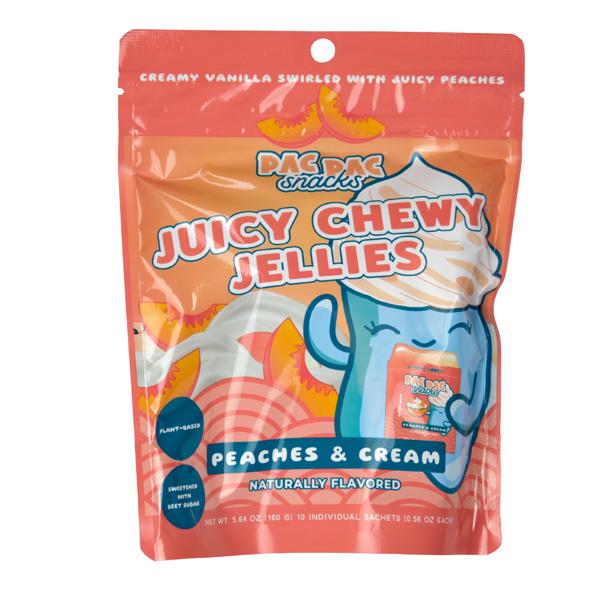 Peaches & Cream Konjac Chews
