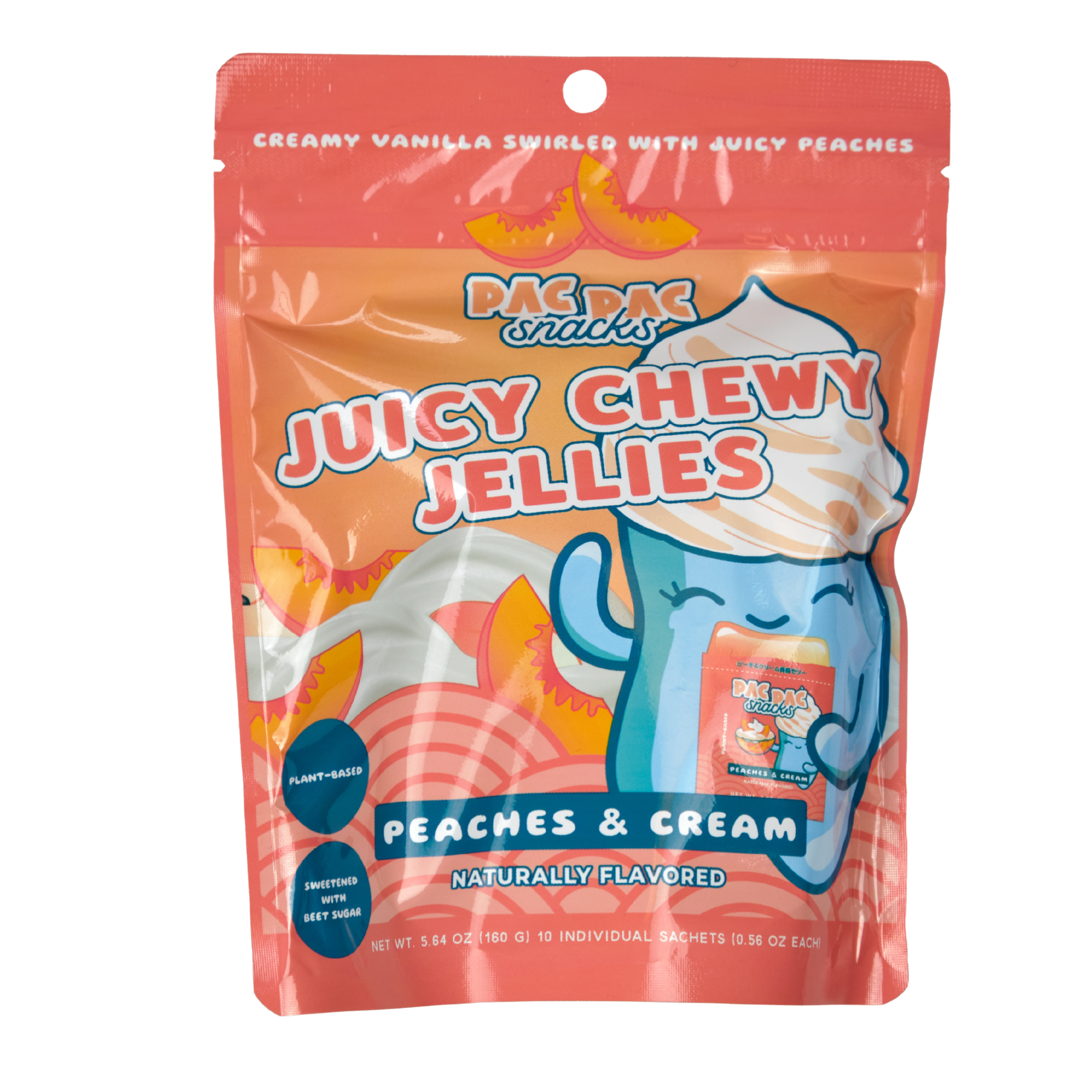 Peaches & Cream Konjac Chews