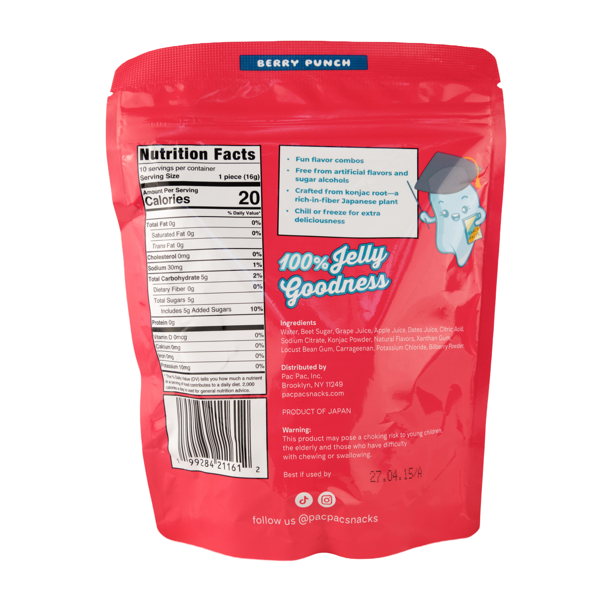 Berry Punch Konjac Chews