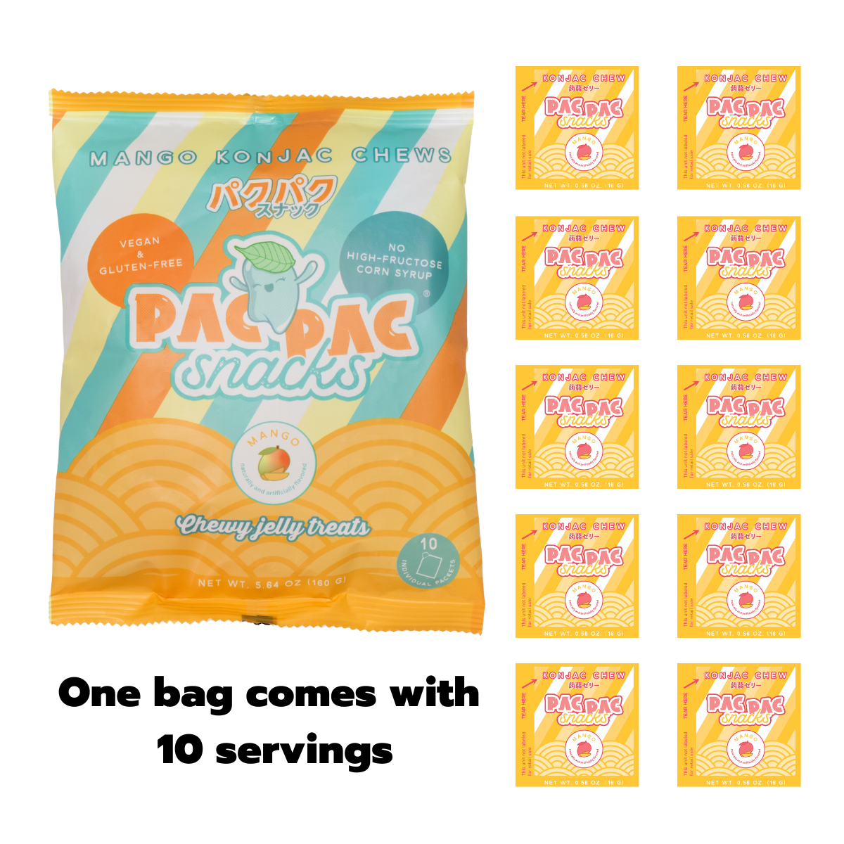 Mango Konjac Chews