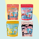 Pac Pac all-natural variety pack konjac chews, multiple flavor bags