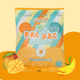 Konjac jellies bag in mango flavor. 
