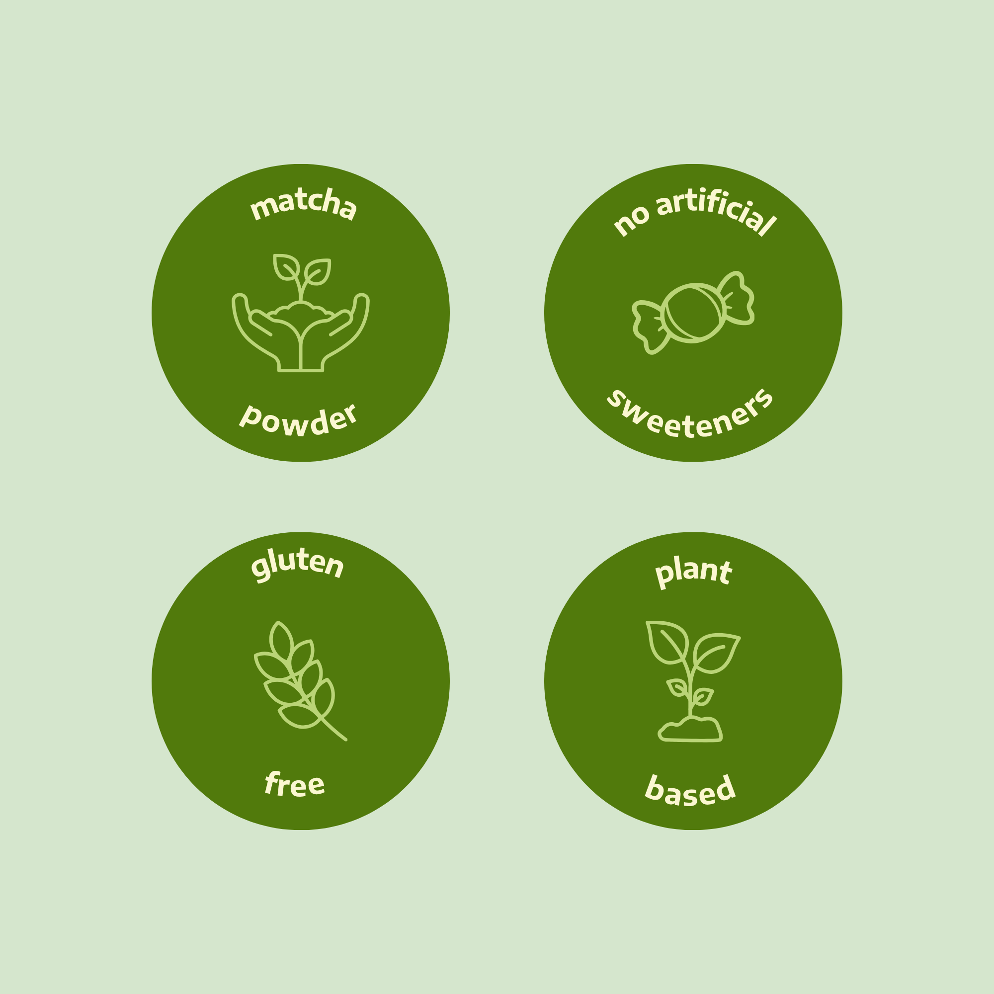 Pac Pac matcha konjac chews nutrition facts callout showing real ingredients, no artificial sweeteners, and vegan and gluten-free.