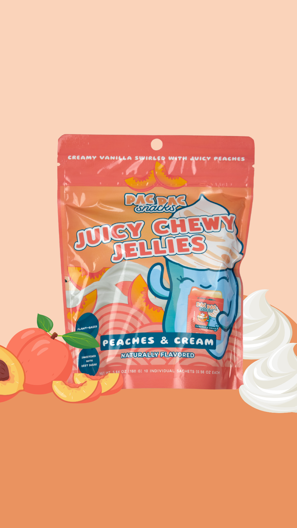 Peaches & Cream Konjac Chews